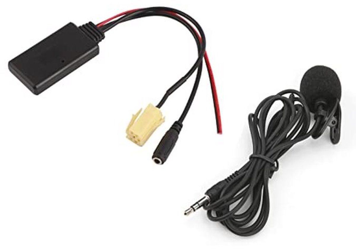 Bluetooth AUX Kabel Adapter voor Auto met Microfoon - Bluetooth 5.0 Audio Streaming
