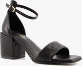 Nova dames sandalen met hak - Zwart - Maat 40