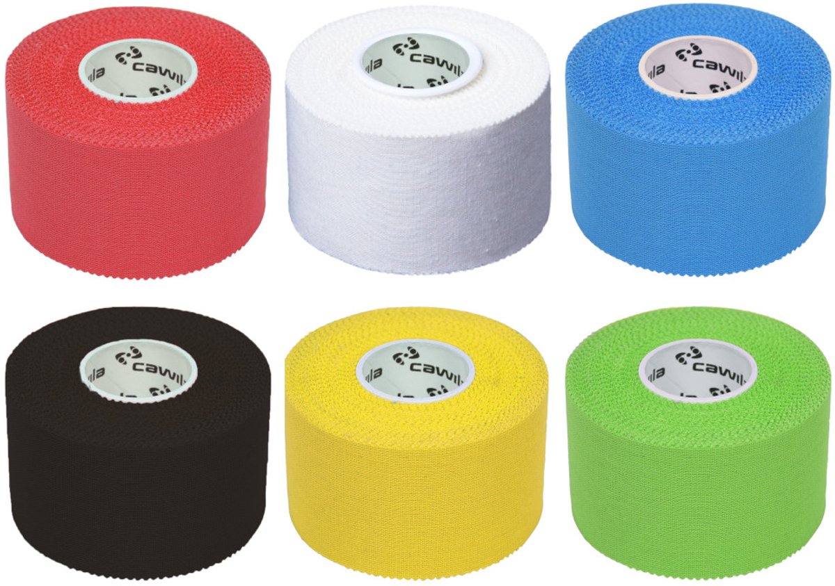 Sporttape Mixed colour Cawila 6 stuks