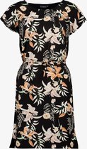 TwoDay dames jurk met bloemenprint - Zwart - Maat S