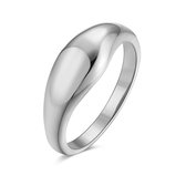 Twice As Nice Ring in edelstaal, bolle ring, 7 mm  54