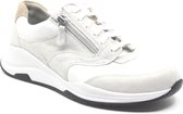 Durea 6268 685 9733, Wit combi sneaker wijdte H Maat: 7 (41)