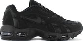 Nike Air Max 96 II - Triple Black - Heren Sneakers Sport Schoenen Trainers Zwart DJ0328-001 - Maat EU 45.5 US 11.5