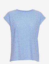 FREEQUENT FQBLOND-TEE-FLOWER - Chambray Blue Blue