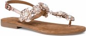 Tamaris Dames Sandaal 1-1-28123-28 952 metallic wijd Maat: 38 EU