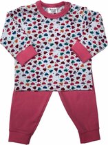 Beeren Bodywear Hearts/Pink Maat 62/68 Pyjama 24-423-208-P152-62/68
