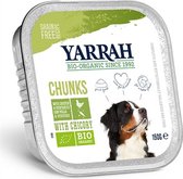 Yarrah Dog Alu Brokjes In Saus - Graanvrij - Kip & Groente - Hondenvoer - 12 x 150 g