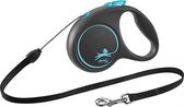 FLEXI | Flexi Rollijn Black Design Cord Blauw