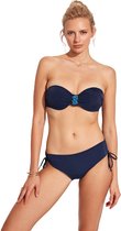 No Gossip Bandeau vaste push up bikiniset met schouderbanden NAVY 40