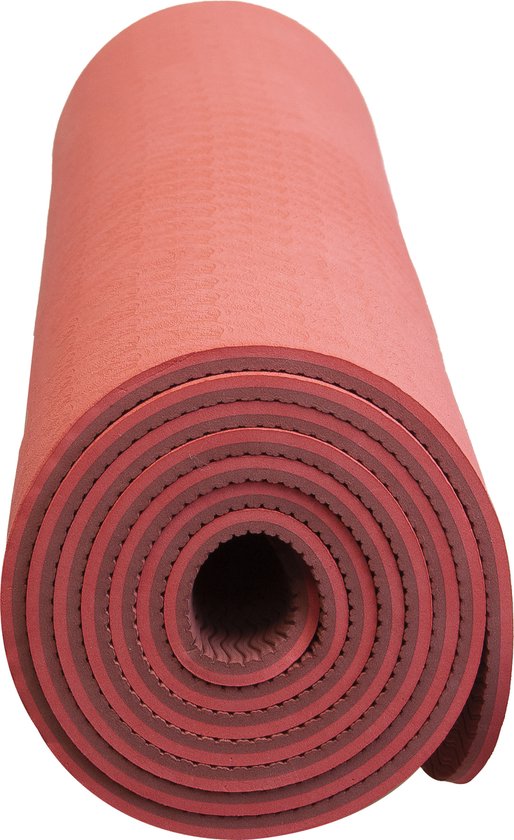 Yogamat - Senz Sports TPE Mat - Rood van Senz Sports — afbeelding 4