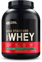 Optimum Nutrition Gold Standard 100% Whey Protein - Chocolate Mint - Proteine Poeder - Eiwitshake - 71 doseringen (2270 gram)