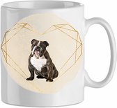 Mok Engelse bulldog 8.1| Hond| Hondenliefhebber | Cadeau| Cadeau voor hem| cadeau voor haar | Beker 31 CL