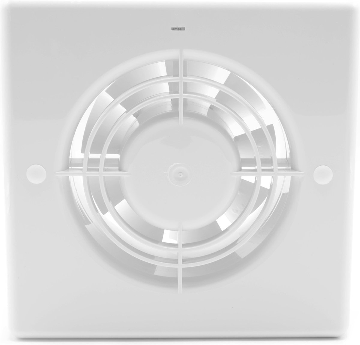 Witte Badkamer Ventilator met timer aansluiting Ø 118mm