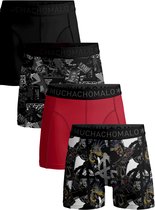 Muchachomalo-4-pack onderbroeken voor mannen-Elastisch Katoen-Boxershorts - Maat XL