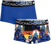 Muchachomalo-2-pack onderbroeken voor mannen-Elastisch Katoen-Boxershorts - Maat M