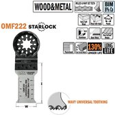CMT - Multitoolzaagblad voor hout en metaal, 28mm - Zaagblad - Materiaal - Hout - 5 Stuk(s)