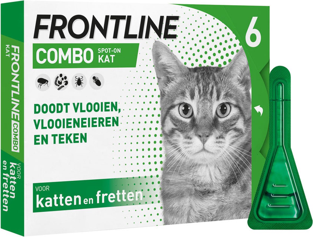 Houden Hertogin ding Frontline Kat/fret Combo Spot On | bol.com