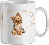 Mok Yorkshire Terrier 4.3| Hond| Hondenliefhebber | Cadeau| Cadeau voor hem| cadeau voor haar | Beker 31 CL