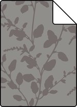 Proefstaal Origin Wallcoverings behang bladeren taupe - 345930 - 26,5 x 21 cm