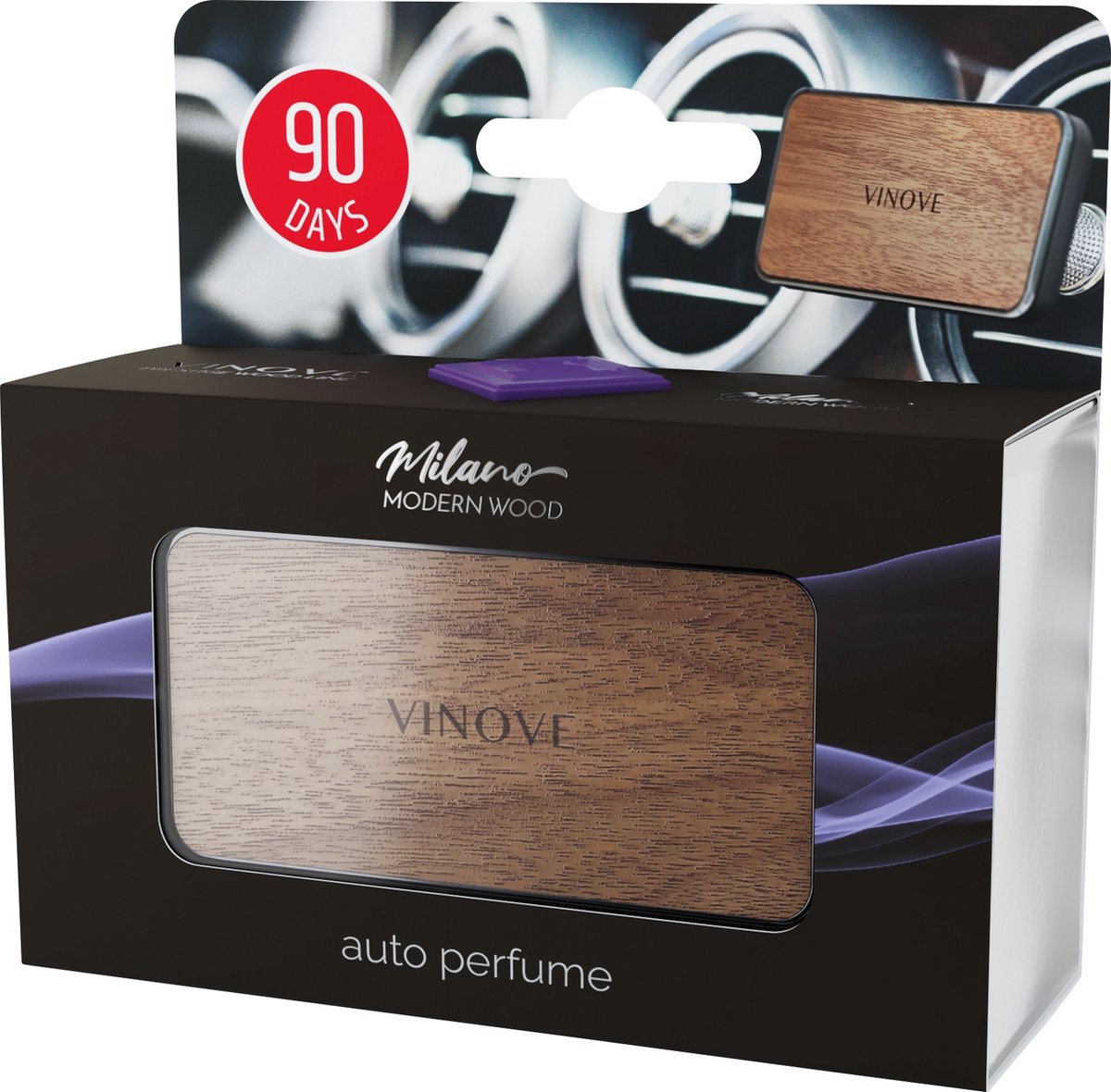 Goedkoopste Vinove – Autoparfum – Car Airfreshner - Prestige Wood Line Milano