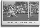 Walljar - PSV Eindhoven - NAC Breda '62 - Muurdecoratie - Canvas schilderij