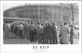 Walljar - De Kuip '83 - Zwart wit poster