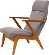 Sternzeit - Fauteuil Apollo lounge stof grijs
