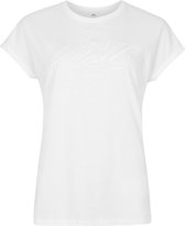 O'Neill T-Shirt Women SCRIPT Snow White S - Snow White 100% Katoen Round Neck