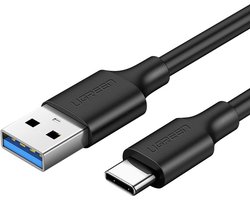 UGREEN USB-A naar USB-C Kabel USB 3.0 / 3A Fast Charge 2 Meter Zwart