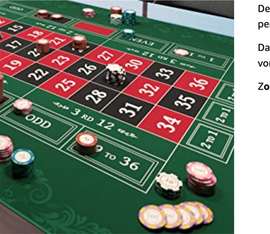Tapis de Roulette de Casino Professionnel Jouez à la Maison Tapis de Casino  180 x 90 cm | bol