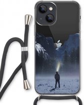 Case Company® - iPhone 13 hoesje met Koord - Wanderlust - Telefoonhoesje met Zwart Koord - Extra Bescherming aan alle Kanten en Over de Schermrand