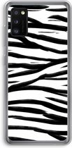 Case Company® - Samsung Galaxy A41 hoesje - Zebra pattern - Soft Cover Telefoonhoesje - Bescherming aan alle Kanten en Schermrand