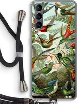 Case Company® - Samsung Galaxy S21 hoesje met Koord - Haeckel Trochilidae - Telefoonhoesje met Zwart Koord - Bescherming aan alle Kanten en Over de Schermrand