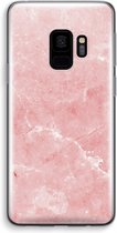 Case Company® - Samsung Galaxy S9 hoesje - Roze marmer - Soft Cover Telefoonhoesje - Bescherming aan alle Kanten en Schermrand