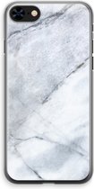 Case Company® - iPhone 8 hoesje - Witte marmer - Soft Cover Telefoonhoesje - Bescherming aan alle Kanten en Schermrand