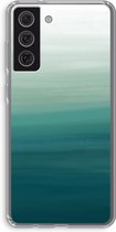 Case Company® - Samsung Galaxy S21 FE hoesje - Ocean - Soft Cover Telefoonhoesje - Bescherming aan alle Kanten en Schermrand