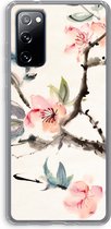 Case Company® - Samsung Galaxy S20 FE / S20 FE 5G hoesje - Japanse bloemen - Soft Cover Telefoonhoesje - Bescherming aan alle Kanten en Schermrand