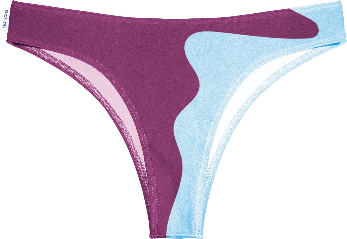 SEA'SONS - Bikini Broekje Dames - Kleurveranderend - Blauw - Maat S