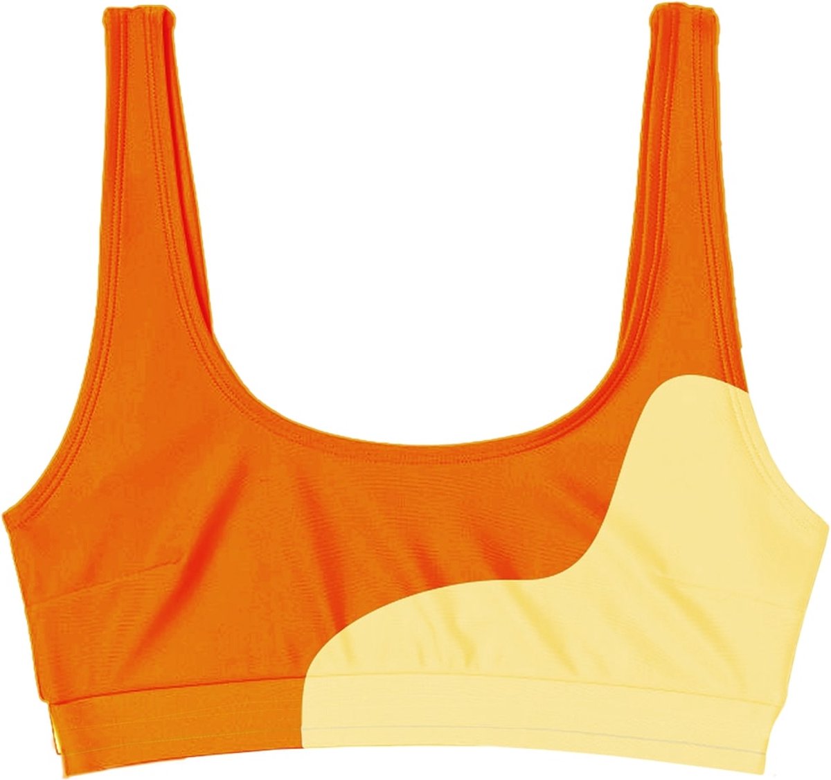Sea'sons Official - Kleurveranderend - Brassiere Bikini Top - Oranje-Rood - XS