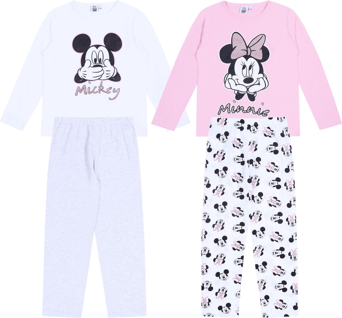 2x Wit-roze pyjama - Minnie Mouse DISNEY / 134