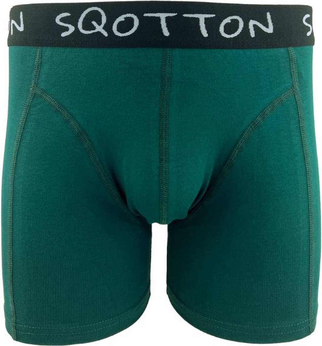 Boxershort - SQOTTON® - Basic - Groen - Maat XL
