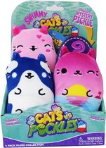 Cats Vs Pickles - Swimmy Exclusive 4-Pack (10cm beanie bag knuffel)