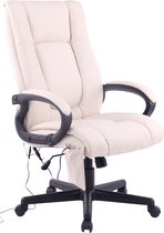 Chaise de bureau Clp XL Sparta XM - Tissu - Crème