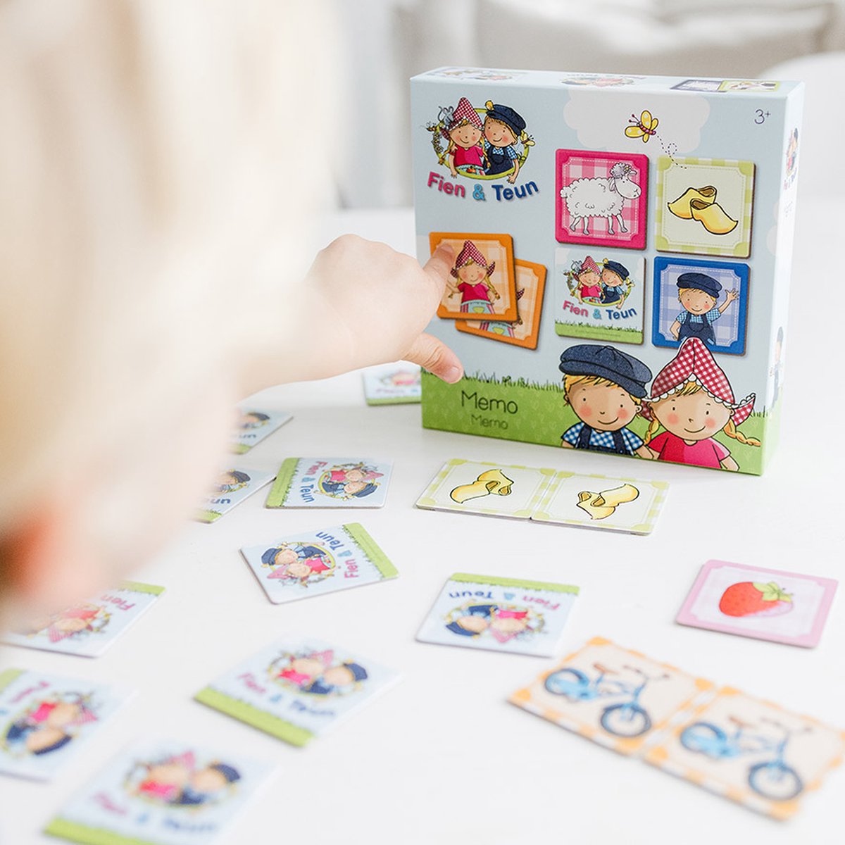 Fien & Teun memo spelletje - geheugen spel educatief spelgoed - boerderij - Bambolino Toys - Vanaf 3 jaar — afbeelding 6