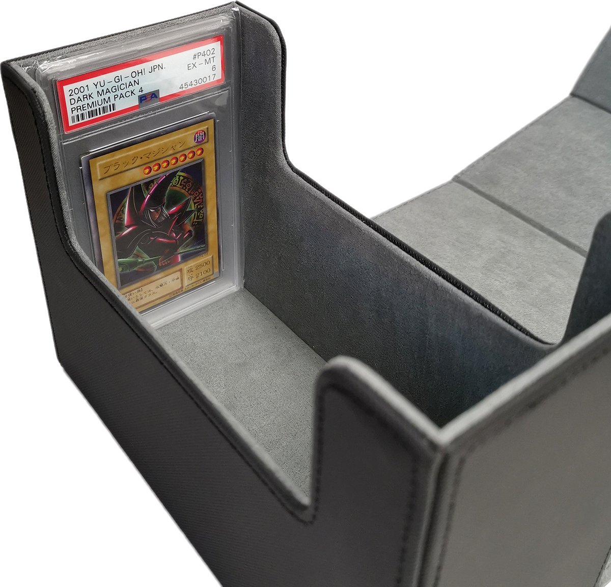 AKOZLIN Graded Card Case Aluminium Graded Card Opbergdoos Compatibel met 40 Kaartplaten Sport Trading Card Case Past PSA, CSG, BGS en Top Loaders, 9 × 6.7 × 7.1