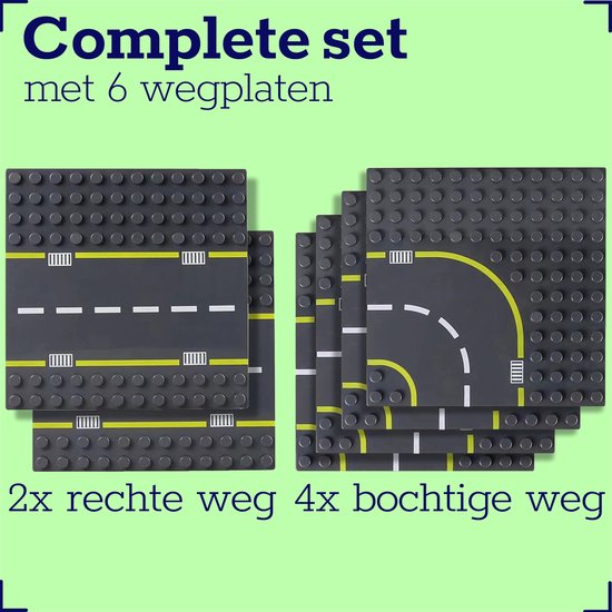 Wegenset Geschikt voor Lego Duplo Bouwplaat - Bouwen Constructie -... | bol.com