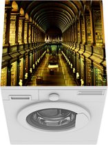 Wasmachine beschermer mat - Bibliotheek van het Trinity College in Ierland - Breedte 60 cm x hoogte 60 cm