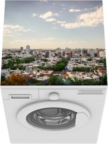 Wasmachine beschermer mat - Skyline van de woonwijken in de stad Córdoba - Breedte 60 cm x hoogte 60 cm