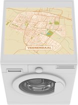 Wasmachine beschermer mat - Kaart - Veenendaal - Vintage - Breedte 55 cm x hoogte 45 cm