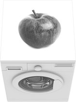 Wasmachine beschermer mat - glans op de appel - zwart wit - Breedte 60 cm x hoogte 60 cm